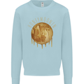Honeymoon Honey Moon Honeymoonin Kids Sweatshirt Jumper Light Blue