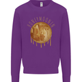 Honeymoon Honey Moon Honeymoonin Kids Sweatshirt Jumper Purple