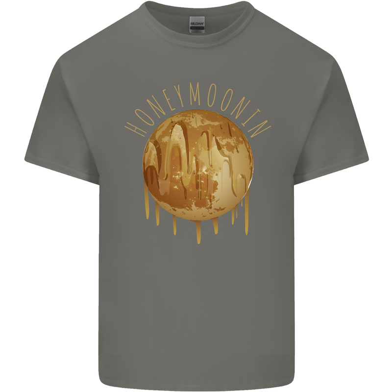 Honeymoon Honey Moon Honeymoonin Kids T-Shirt Childrens Charcoal
