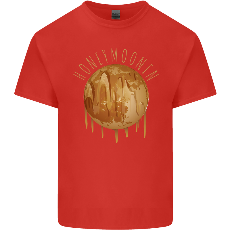 Honeymoon Honey Moon Honeymoonin Kids T-Shirt Childrens Red