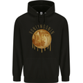 Honeymoon Honey Moon Honeymoonin Mens 80% Cotton Hoodie Black