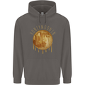 Honeymoon Honey Moon Honeymoonin Mens 80% Cotton Hoodie Charcoal