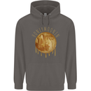 Honeymoon Honey Moon Honeymoonin Mens 80% Cotton Hoodie Charcoal
