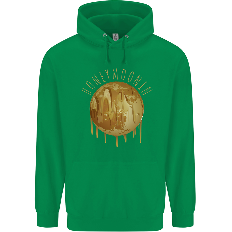 Honeymoon Honey Moon Honeymoonin Mens 80% Cotton Hoodie Irish Green