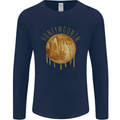 Honeymoon Honey Moon Honeymoonin Mens Long Sleeve T-Shirt Navy Blue