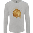 Honeymoon Honey Moon Honeymoonin Mens Long Sleeve T-Shirt Sports Grey