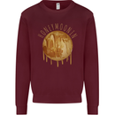 Honeymoon Honey Moon Honeymoonin Mens Sweatshirt Jumper Maroon