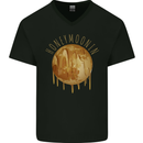 Honeymoon Honey Moon Honeymoonin Mens V-Neck Cotton T-Shirt Black