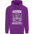 Honk Guns Fired From a Motorcycle Biker Childrens Kids Hoodie Purple
