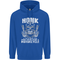Honk Guns Fired From a Motorcycle Biker Childrens Kids Hoodie Royal Blue