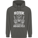 Honk Guns Fired From a Motorcycle Biker Childrens Kids Hoodie Storm Grey