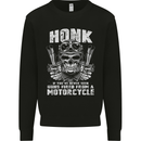 Honk Guns Fired From a Motorcycle Biker Kids Sweatshirt Jumper Black