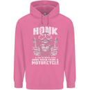Honk Guns Fired From a Motorcycle Biker Mens 80% Cotton Hoodie Azelea