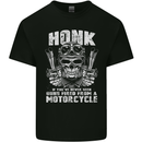Honk Guns Fired From a Motorcycle Biker Mens Cotton T-Shirt Tee Top Black