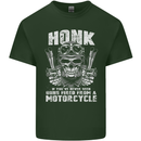 Honk Guns Fired From a Motorcycle Biker Mens Cotton T-Shirt Tee Top Forest Green