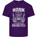 Honk Guns Fired From a Motorcycle Biker Mens Cotton T-Shirt Tee Top Purple
