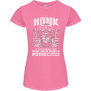 Honk Guns Fired From a Motorcycle Biker Womens Petite Cut T-Shirt Azalea