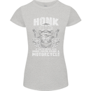 Honk Guns Fired From a Motorcycle Biker Womens Petite Cut T-Shirt Sports Grey