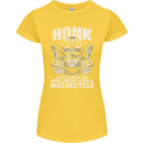 Honk Guns Fired From a Motorcycle Biker Womens Petite Cut T-Shirt Yellow
