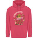 Honor the Land Frog Climate Change Hippy Childrens Kids Hoodie Heliconia