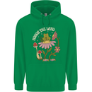 Honor the Land Frog Climate Change Hippy Childrens Kids Hoodie Irish Green