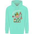 Honor the Land Frog Climate Change Hippy Childrens Kids Hoodie Peppermint