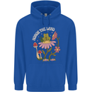 Honor the Land Frog Climate Change Hippy Childrens Kids Hoodie Royal Blue