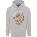 Honor the Land Frog Climate Change Hippy Childrens Kids Hoodie Sports Grey