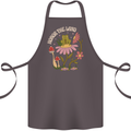 Honor the Land Frog Climate Change Hippy Cotton Apron 100% Organic Dark Grey
