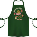 Honor the Land Frog Climate Change Hippy Cotton Apron 100% Organic Forest Green