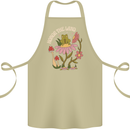 Honor the Land Frog Climate Change Hippy Cotton Apron 100% Organic Khaki
