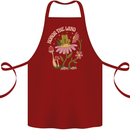 Honor the Land Frog Climate Change Hippy Cotton Apron 100% Organic Maroon