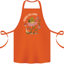Honor the Land Frog Climate Change Hippy Cotton Apron 100% Organic Orange