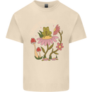 Honor the Land Frog Climate Change Hippy Mens Cotton T-Shirt Tee Top Natural
