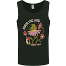 Honor the Land Frog Climate Change Hippy Mens Vest Tank Top Black