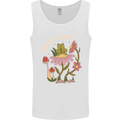 Honor the Land Frog Climate Change Hippy Mens Vest Tank Top White