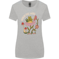Honor the Land Frog Climate Change Hippy Womens Wider Cut T-Shirt Sports Grey