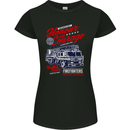 Honour and Courage Firefighter Fireman Womens Petite Cut T-Shirt Black
