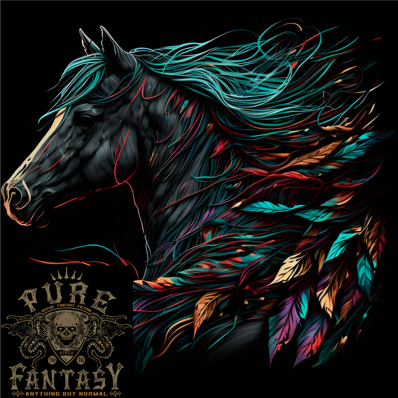 A Fantasy Horse With Feathers Pegasus Mens Cotton T-Shirt Tee Top