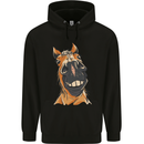 Horse Chops Equestrian Riding Childrens Kids Hoodie Black