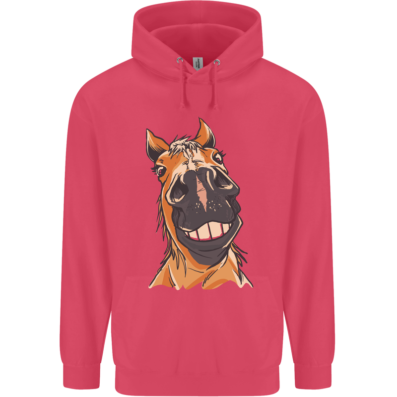 Horse Chops Equestrian Riding Childrens Kids Hoodie Heliconia