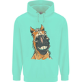 Horse Chops Equestrian Riding Childrens Kids Hoodie Peppermint