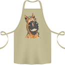 Horse Chops Equestrian Riding Cotton Apron 100% Organic Khaki