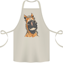 Horse Chops Equestrian Riding Cotton Apron 100% Organic Natural