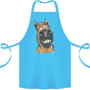Horse Chops Equestrian Riding Cotton Apron 100% Organic Turquoise
