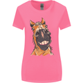 Horse Chops Equestrian Riding Womens Wider Cut T-Shirt Azalea
