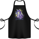 Horse Is My Spiritual Animal Equestrian Cotton Apron 100% Organic Black