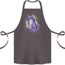 Horse Is My Spiritual Animal Equestrian Cotton Apron 100% Organic Dark Grey