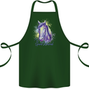 Horse Is My Spiritual Animal Equestrian Cotton Apron 100% Organic Forest Green