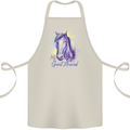 Horse Is My Spiritual Animal Equestrian Cotton Apron 100% Organic Natural